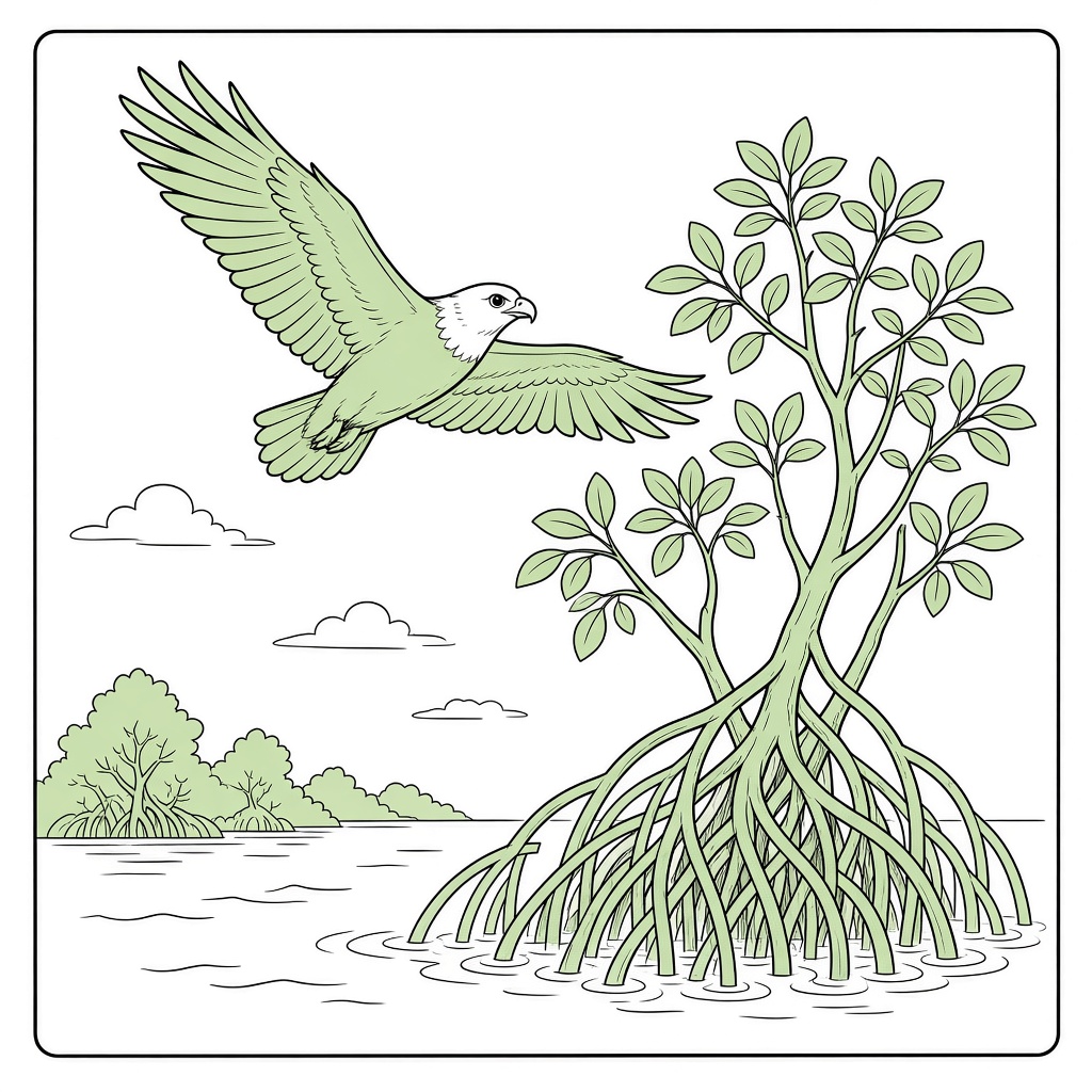 Mangroves and limestone